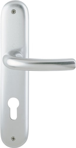 Langschildgarnitur Tôkyô 1710/273P Aluminium F1 PZ 72 mm DIN links / rechts HOPPE