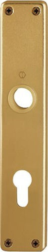 Langschildpaar 202SP F4 / bronzefarbig F4 PZ 72 mm HOPPE