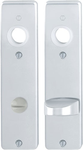 Kurzschildpaar 202KP Aluminium F1 SK/OL HOPPE