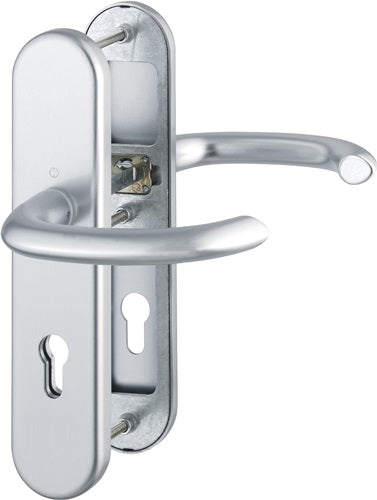Schutzgarnitur Marseille 1138/3331/3410 Aluminium F1 72 mm 36-46 mm HOPPE