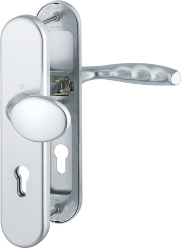 Schutzgarnitur New York 76G/3331/3410/1810H Aluminium F1 72 mm 36-46 mm HOPPE