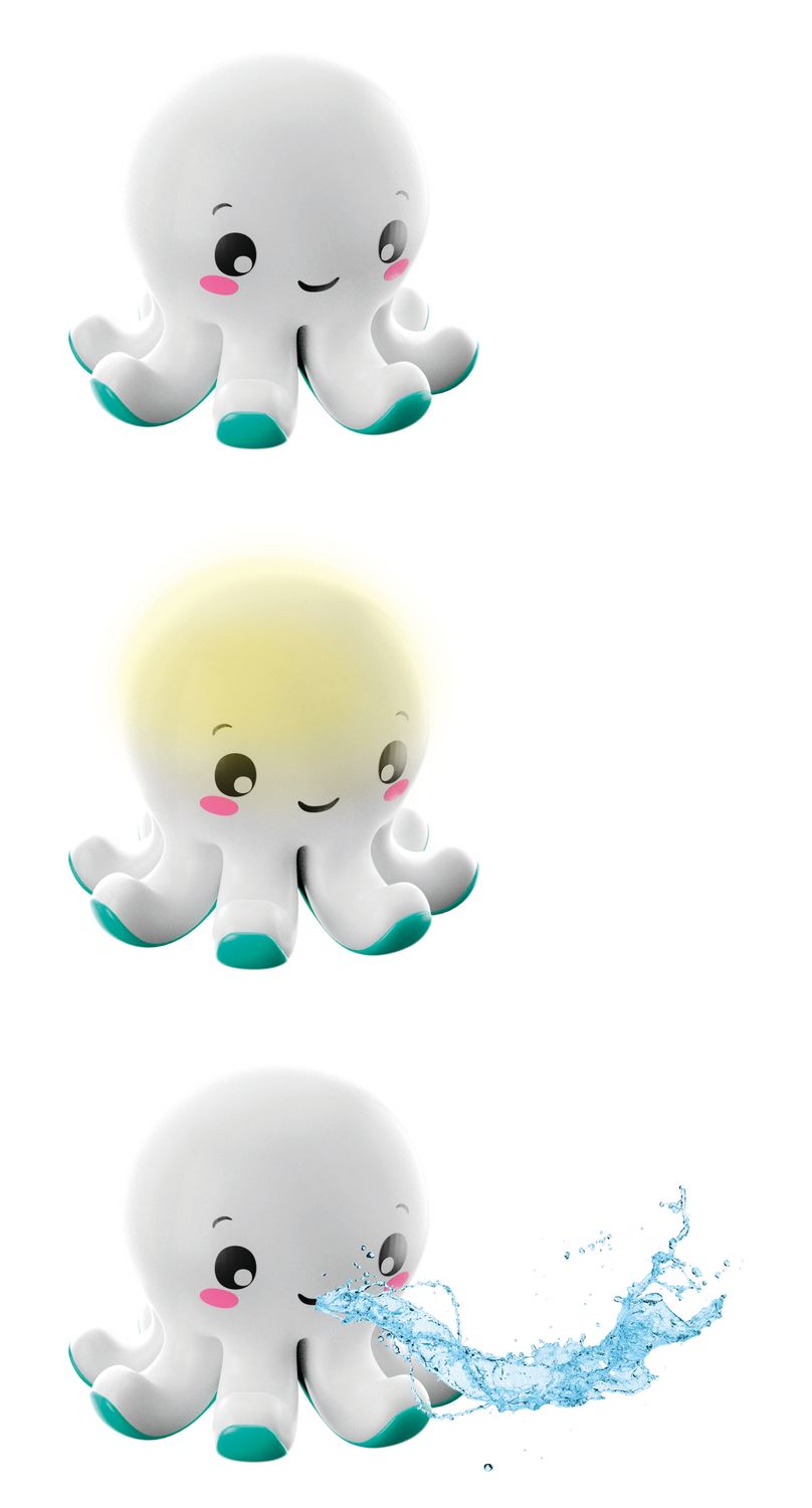 Baby Clementoni 59233 - Baby-Octopus, Badespielzeug – Ansicht 2