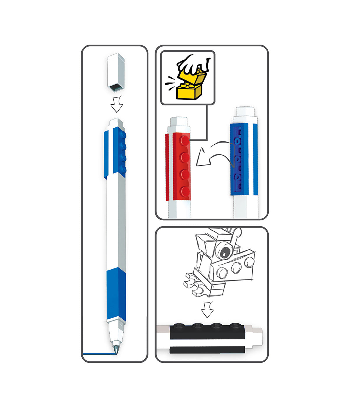 LEGO - Gelstift - 3 Farben – Ansicht 3