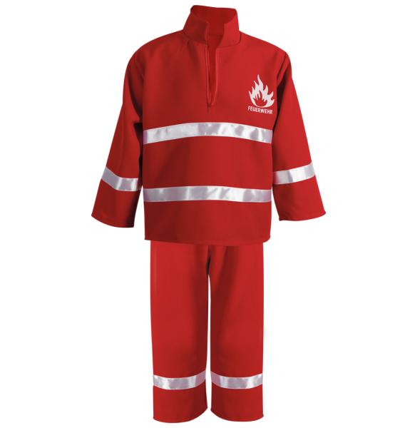 Feuerwehrmann rot - Kostüm 2-teilig - Kids (Größe 104) – Ansicht 2