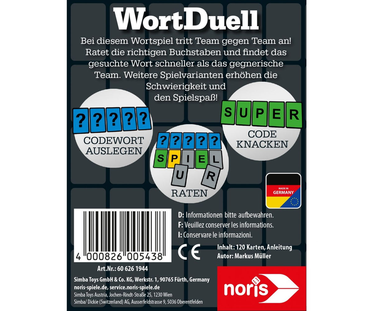 Noris - Wort Duell - Wortspiel – Ansicht 3
