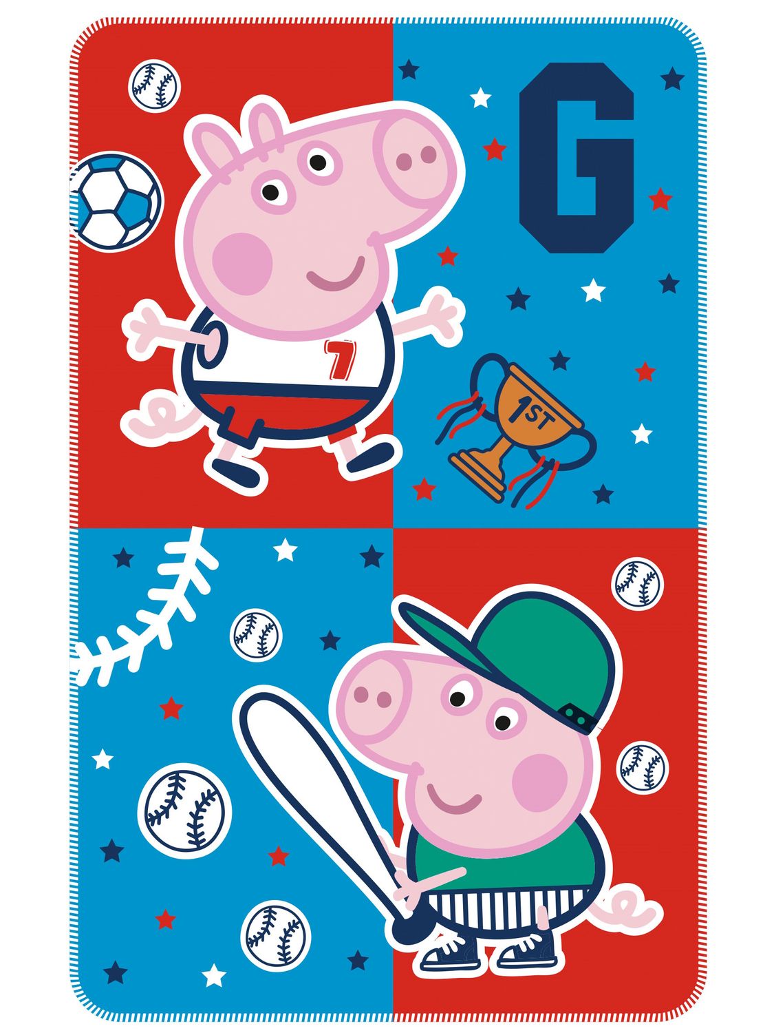 George Pig - Fleecedecke