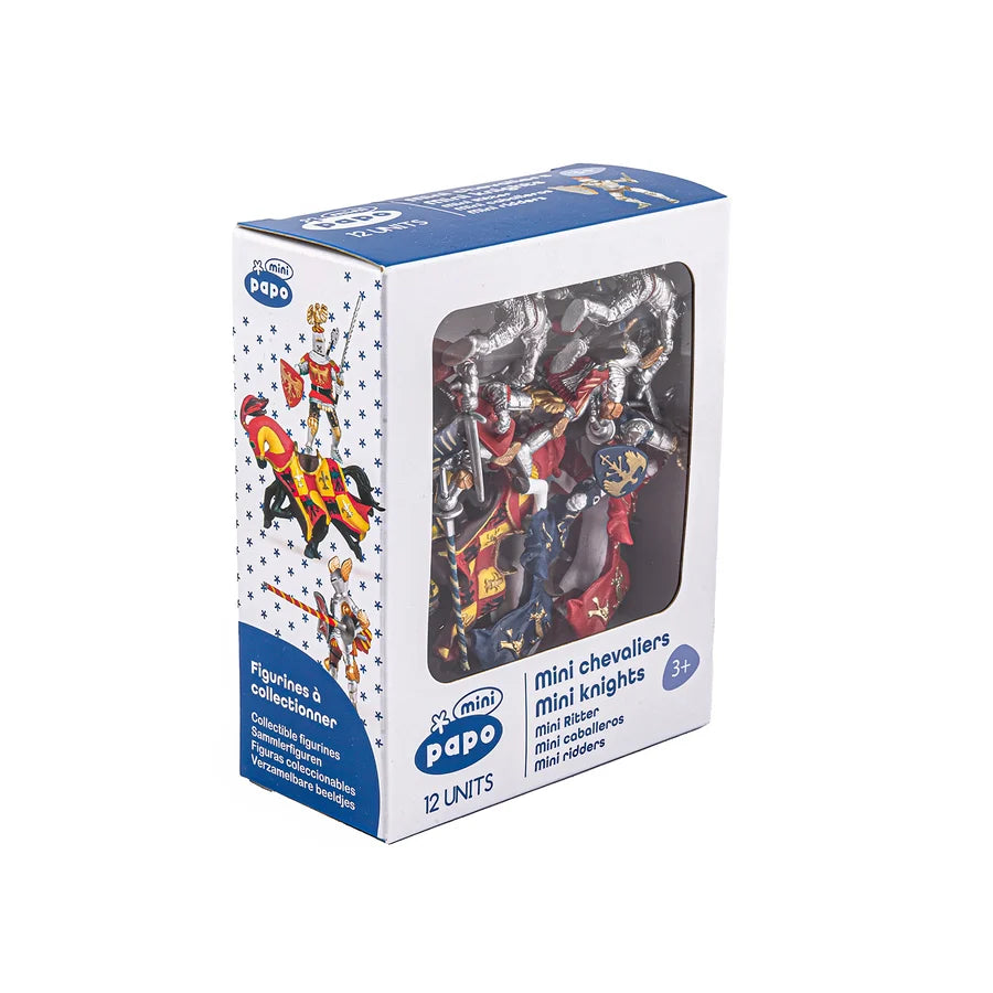 Papo 33016 - Mini Ritter (Kunststoffbehälter, 12 Stück) - Spielfigur – Ansicht 2