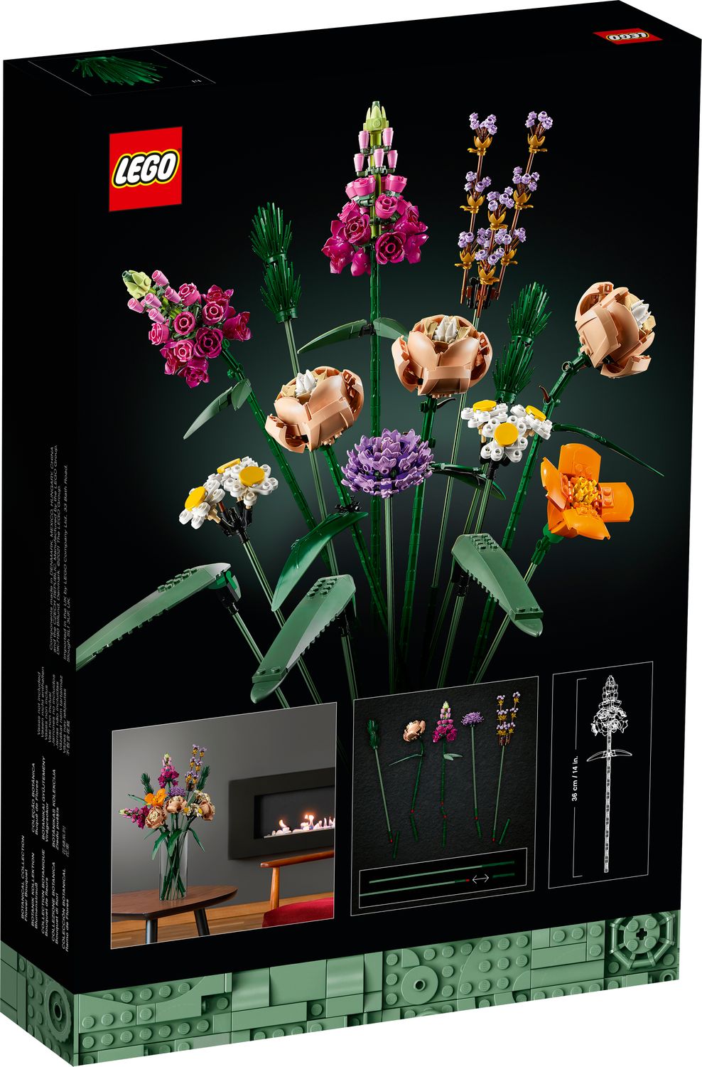 LEGO® 10280 - Icons Blumenstrauß (756 Teile) – Ansicht 2