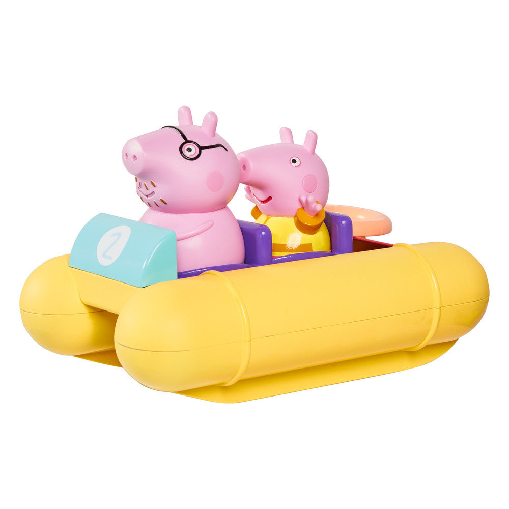 Tomy E73107 - Peppa Wutz Pedalo mit Papa Wutz - Badespielzeug – Ansicht 2