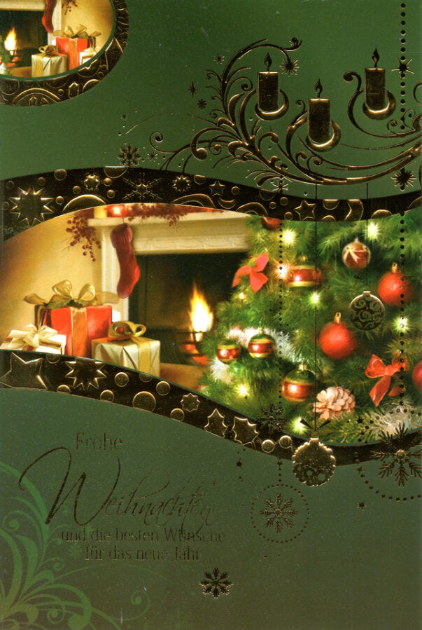Weihnachtskarten Kerzen - 100 Stück - 6 Motive – Ansicht 5