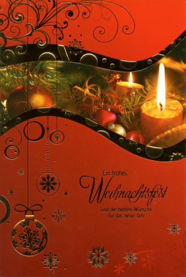 Weihnachtskarten Kerzen - 100 Stück - 6 Motive – Ansicht 6