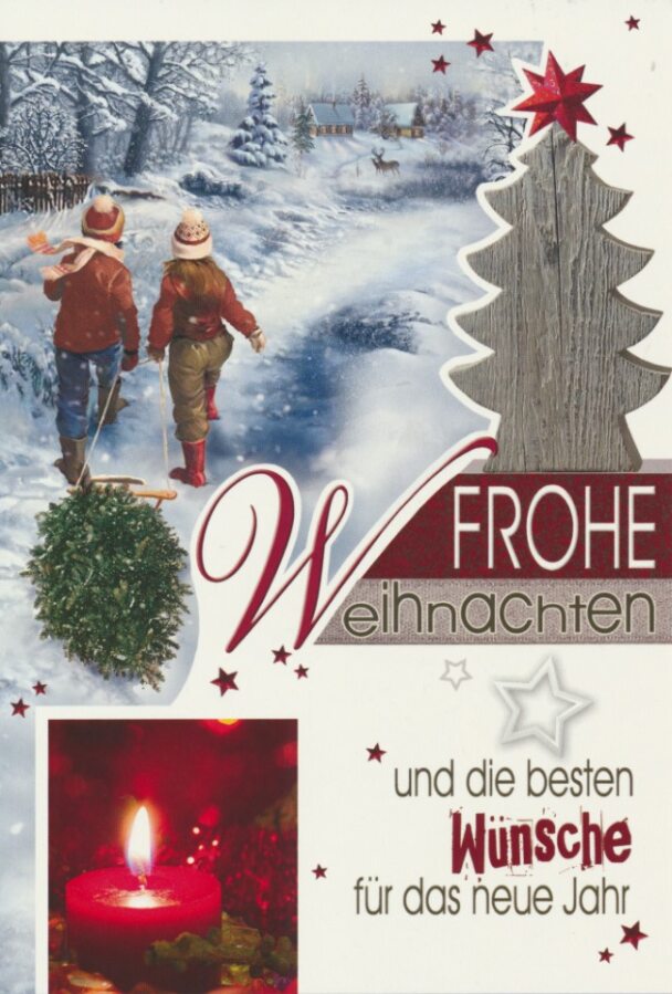 Weihnachtskarten - 100 Stück - 8 Motive – Ansicht 3