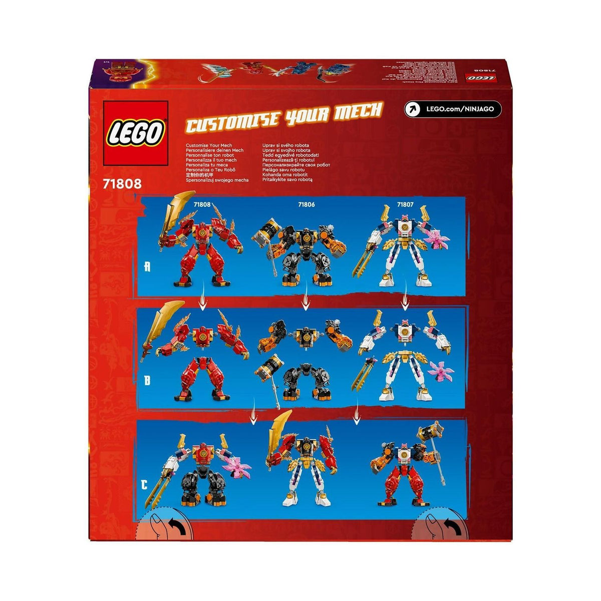 LEGO® 71808 NINJAGO - Kais Feuermech (322 Teile) – Ansicht 3