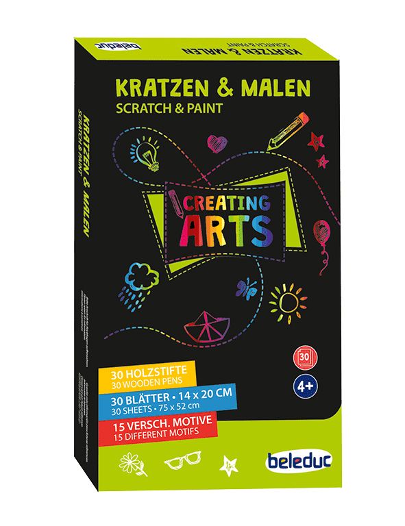 Kratzpostkarten - 30er Set