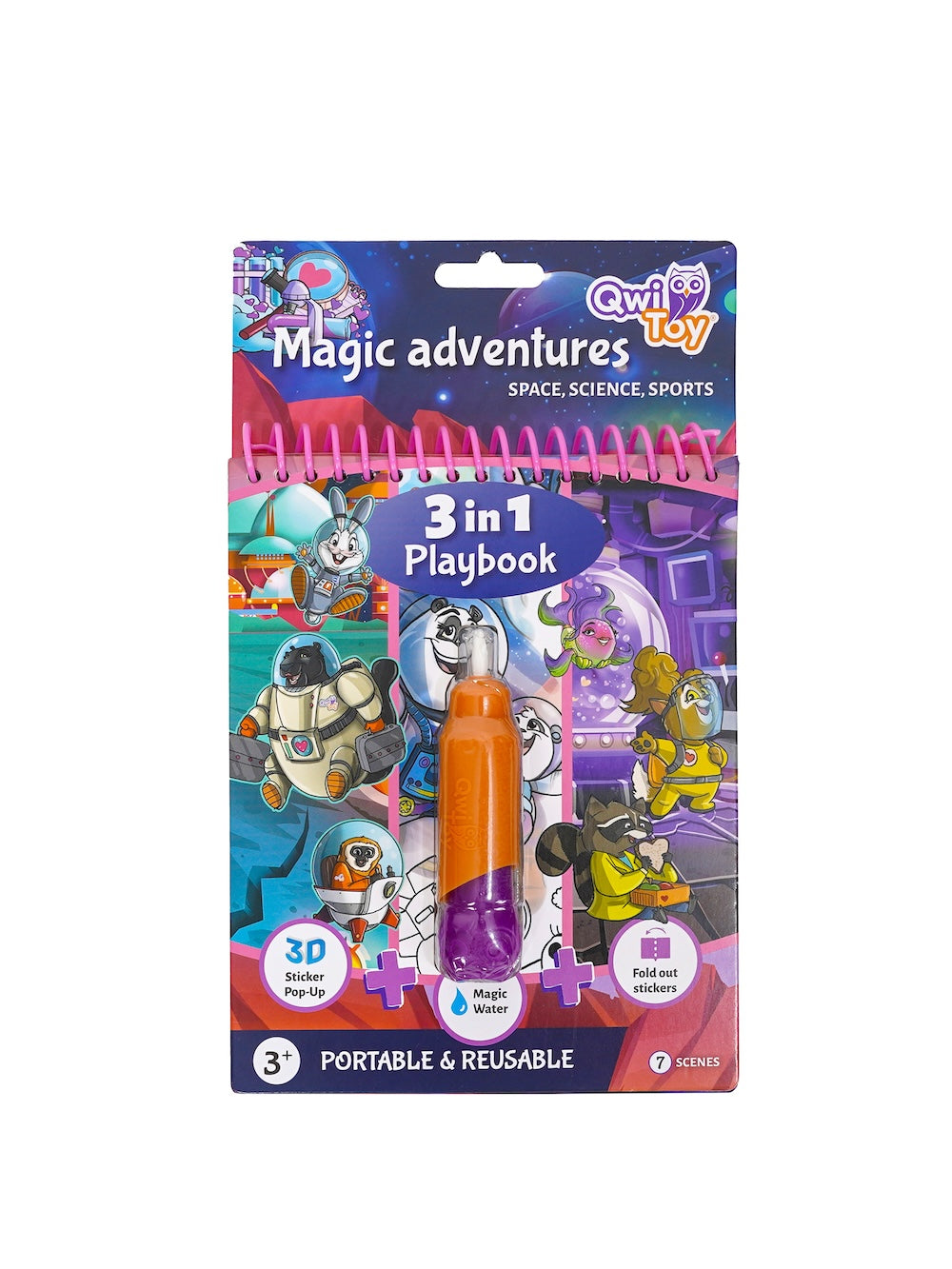 Qwi Toy 3 in 1 Spielbuch - Magische Abenteuer