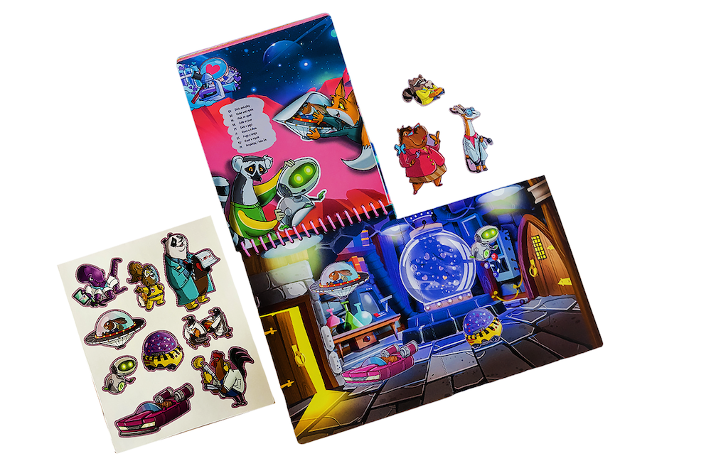 Qwi Toy 3 in 1 Spielbuch - Magische Abenteuer – Ansicht 2