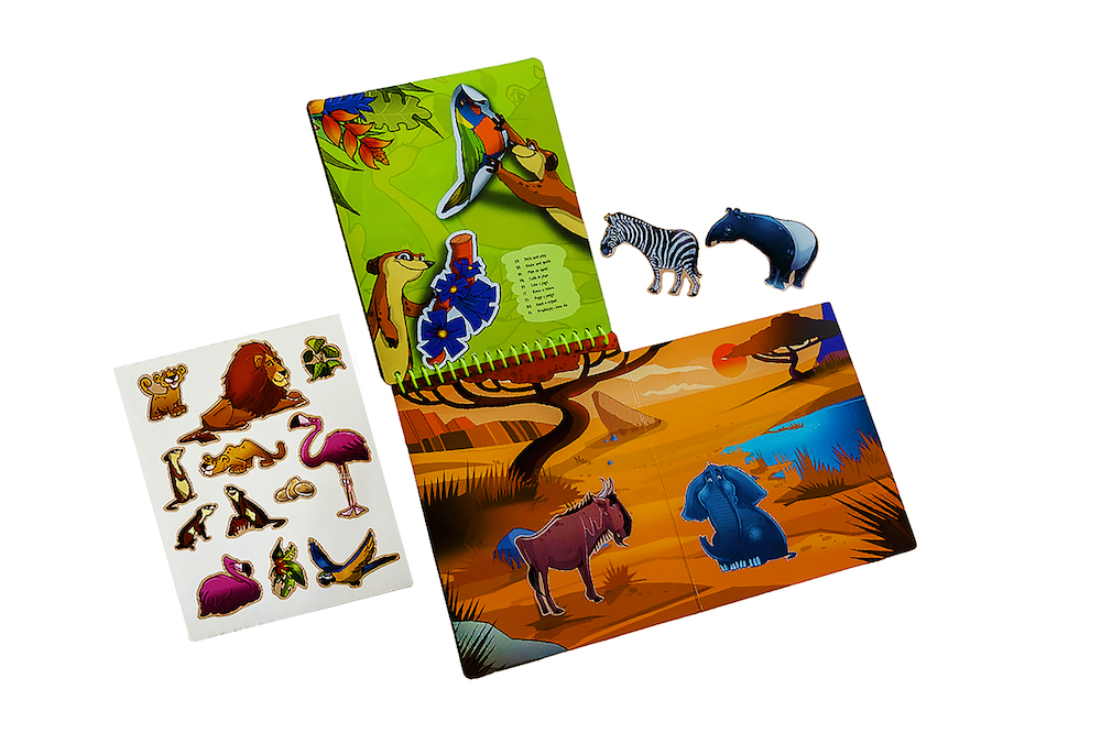 Qwi Toy 3 in 1 Spielbuch - Tropics – Ansicht 2
