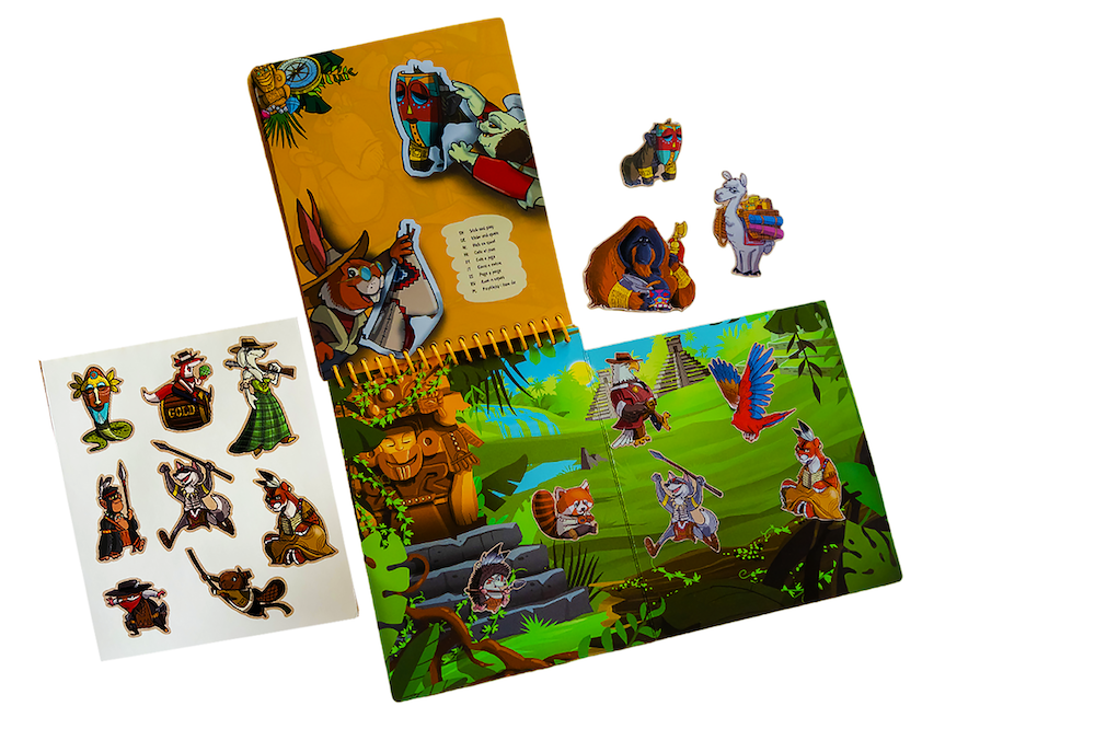 Qwi Toy 3 in 1 Spielbuch - Zeitreise – Ansicht 2