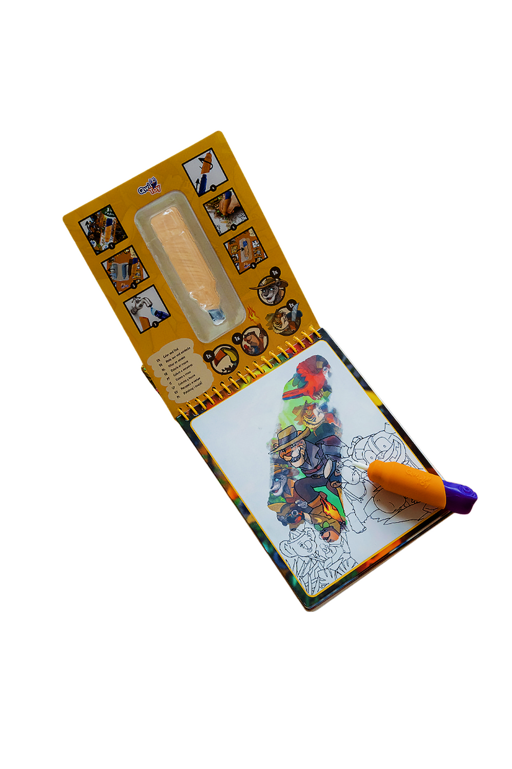 Qwi Toy 3 in 1 Spielbuch - Zeitreise – Ansicht 4