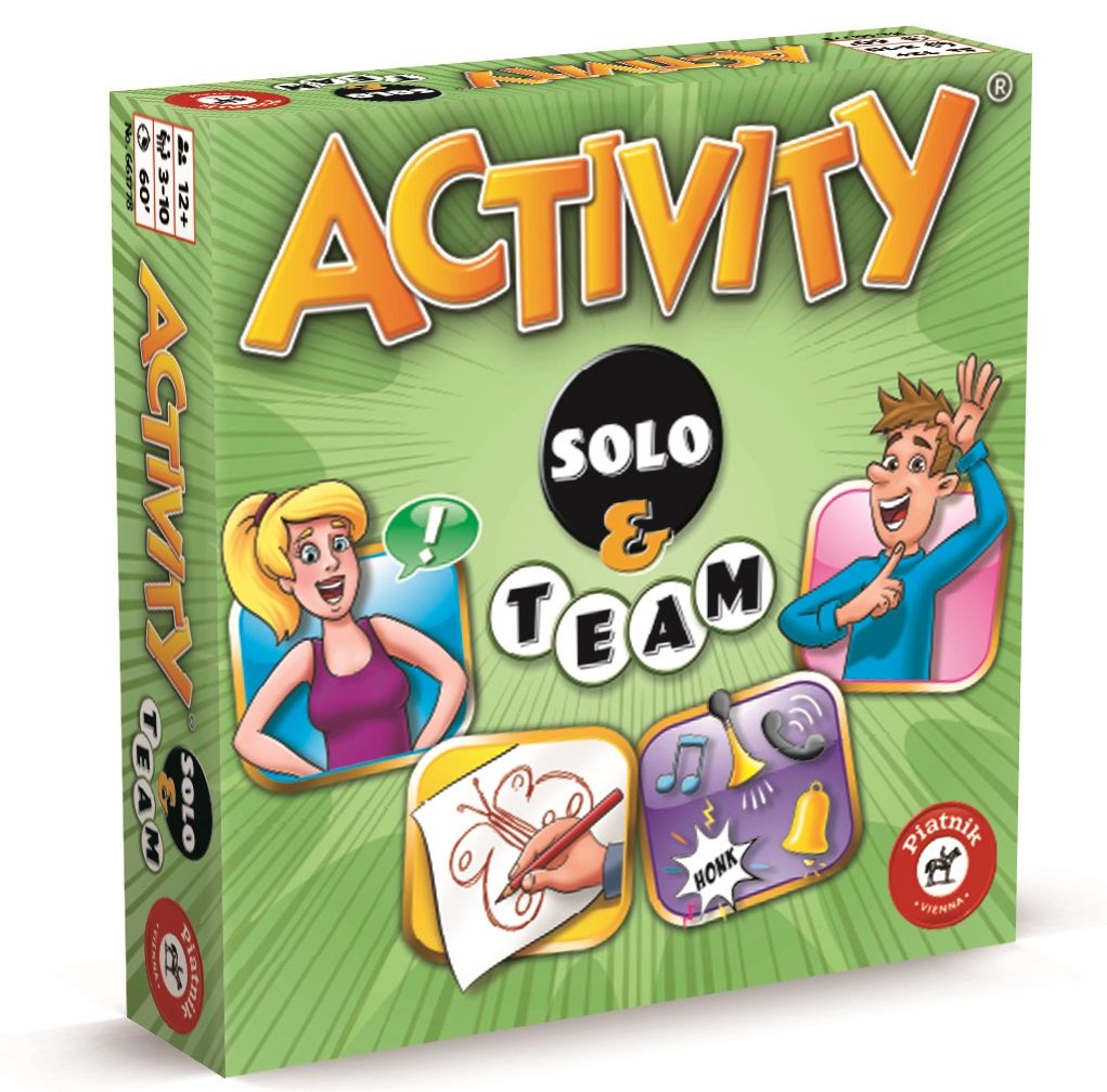Piatnik 6617 - Activity Solo & Team - Familienspiel