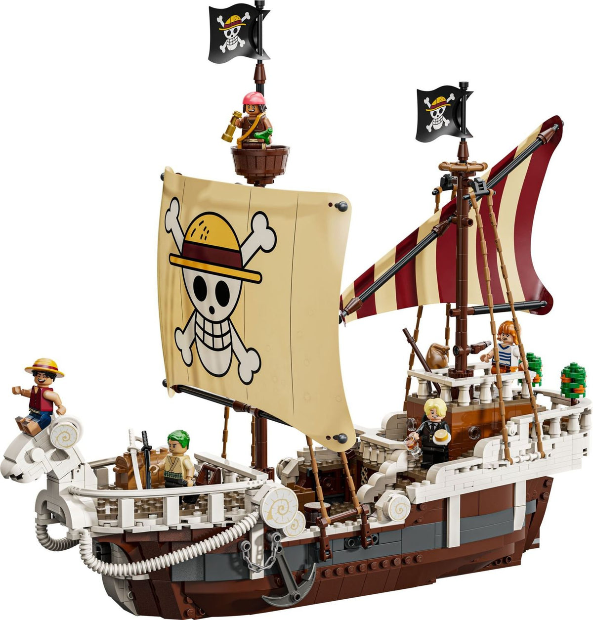 LEGO® ONE PIECE 75639 - Das Piratenschiff Flying Lamb (1376 Teile) – Ansicht 2