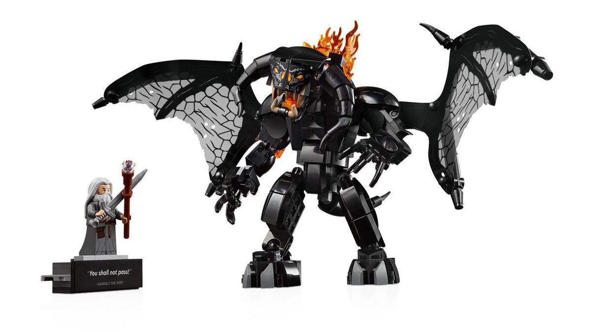 LEGO® Icons 10367 - Der Herr der Ringe: Balrog™ Bücherstütze (1201 Teile) – Ansicht 2