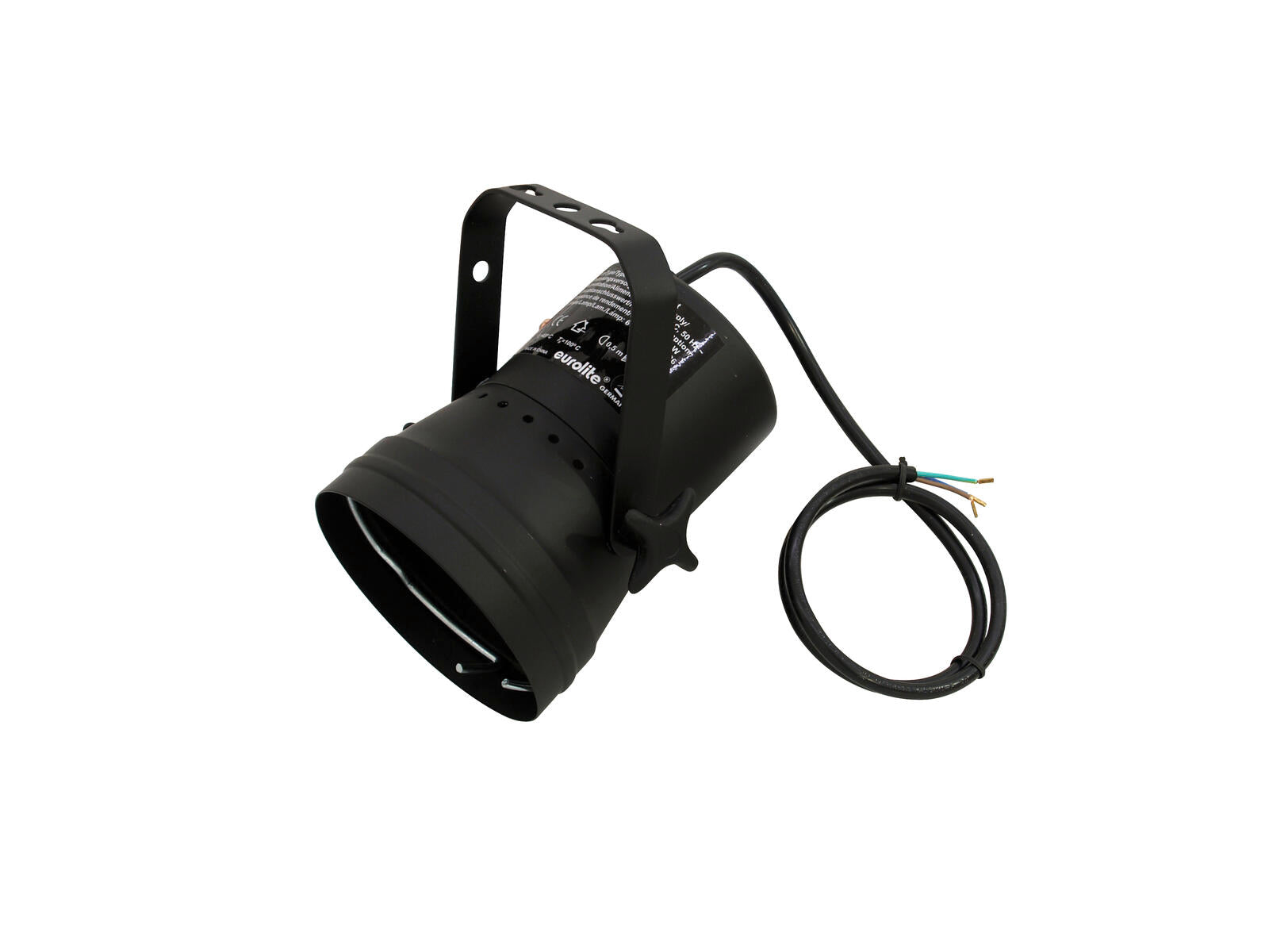 EUROLITE T-36 Pinspot mit Kabel schwarz