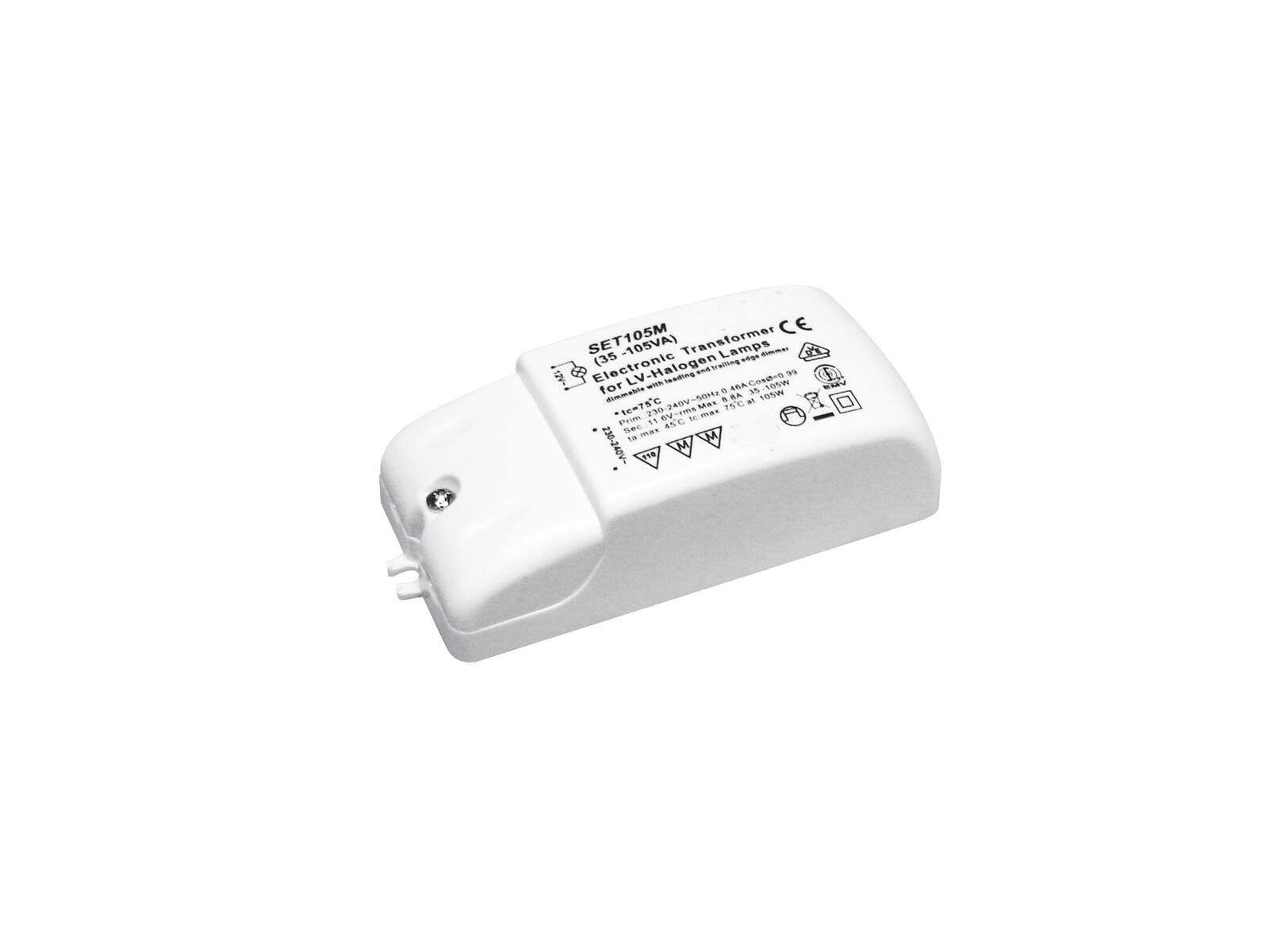 EUROLITE ETD-35105 12V/ 35-105VA weiß Elektronischer Trafo dimmbar
