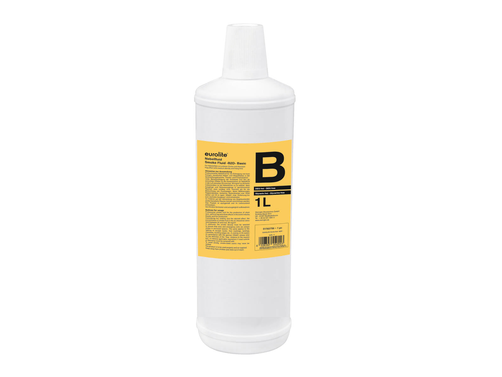 EUROLITE Smoke Fluid -B2D- Basic Nebelfluid 1l