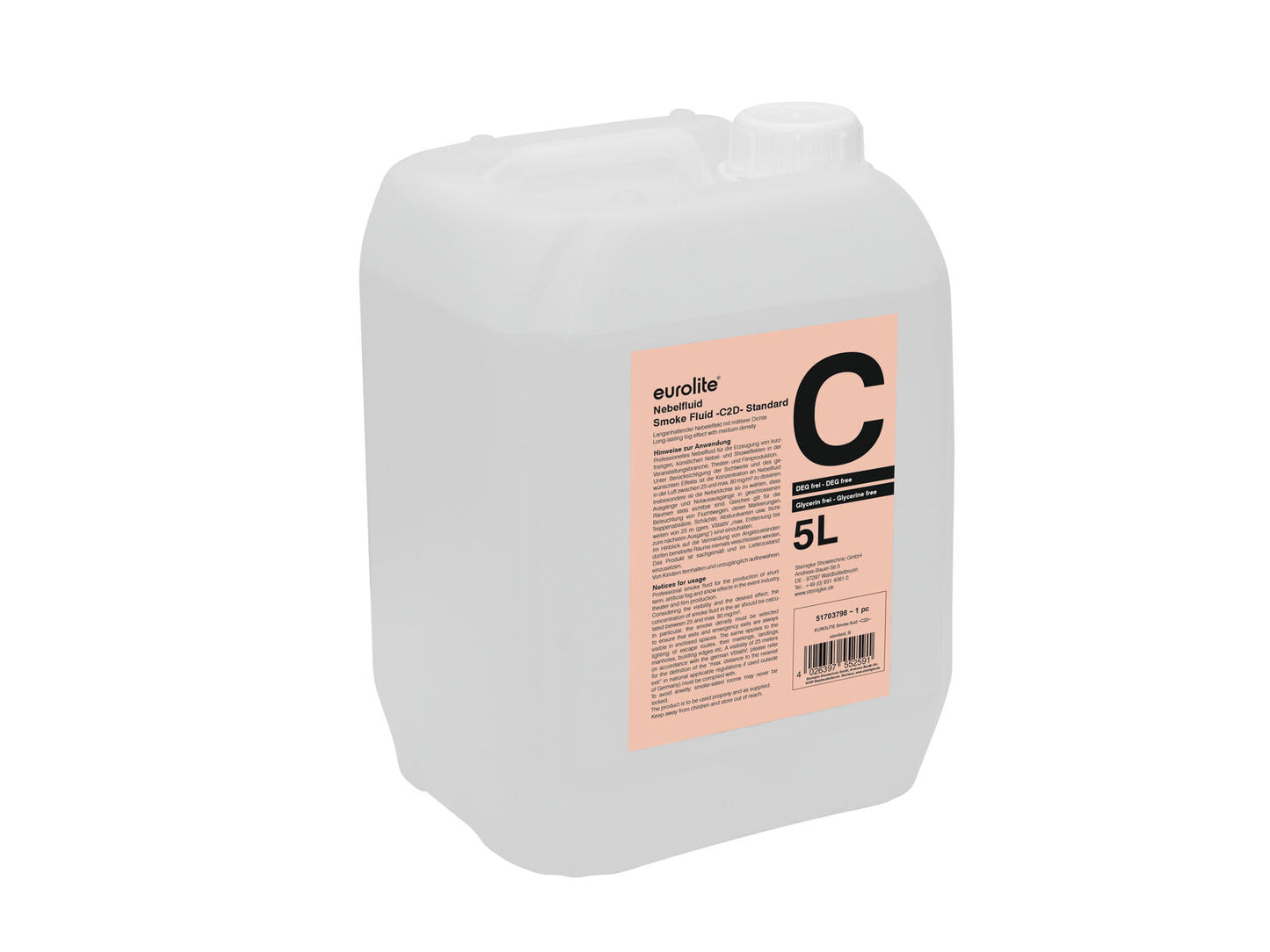 EUROLITE Smoke Fluid -C2D- Standard Nebelfluid 5l