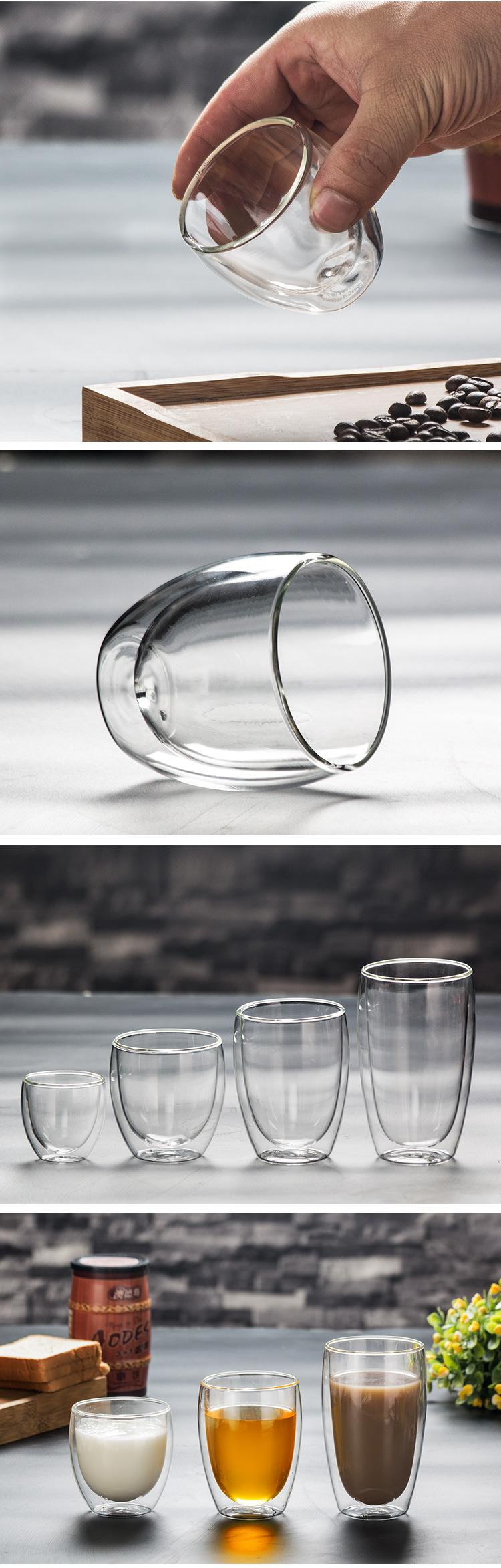 Bdt Doppelwandiges Thermoglas Glas Borosilikatglas 80 ml spülmaschinengeeignet