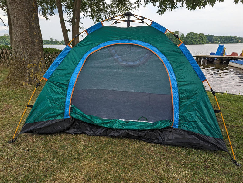 Bdt Pop Up Automatik Zelt 1-2 Personen Waldgrün