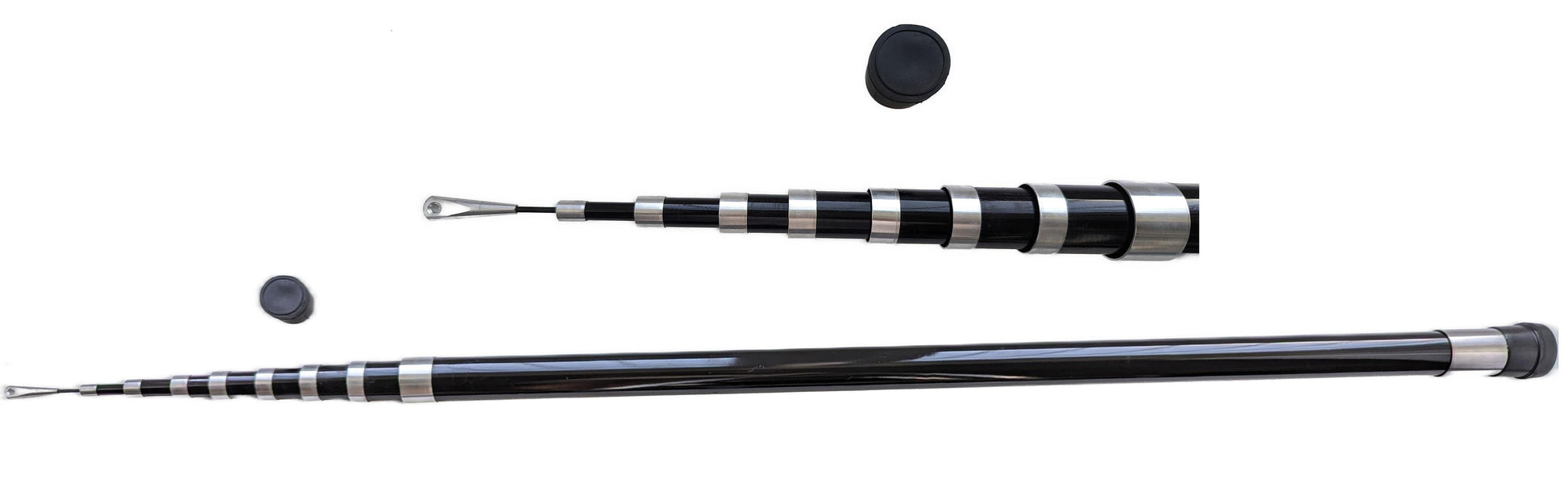 Bdt verstärkter Drachenstab Pole Teleskopstange Materialstärke: 15cm Länge: 9m