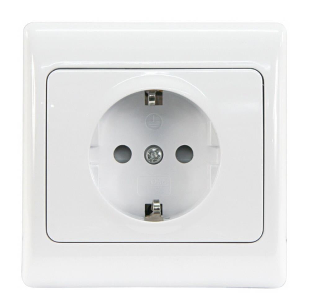 ELEGANCE UP-Steckdose 80x80x40mm mit Rahmen