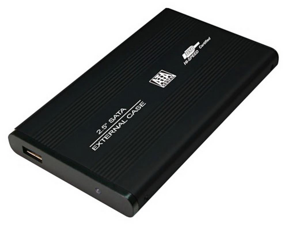Gehäuse für 25'' SATA-Festplatten RED4POWER ''R4-G005B'' USB 20 schwarz