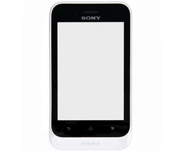 Sony XPERIA Tipo Oberschale mit Touch Panel weiß