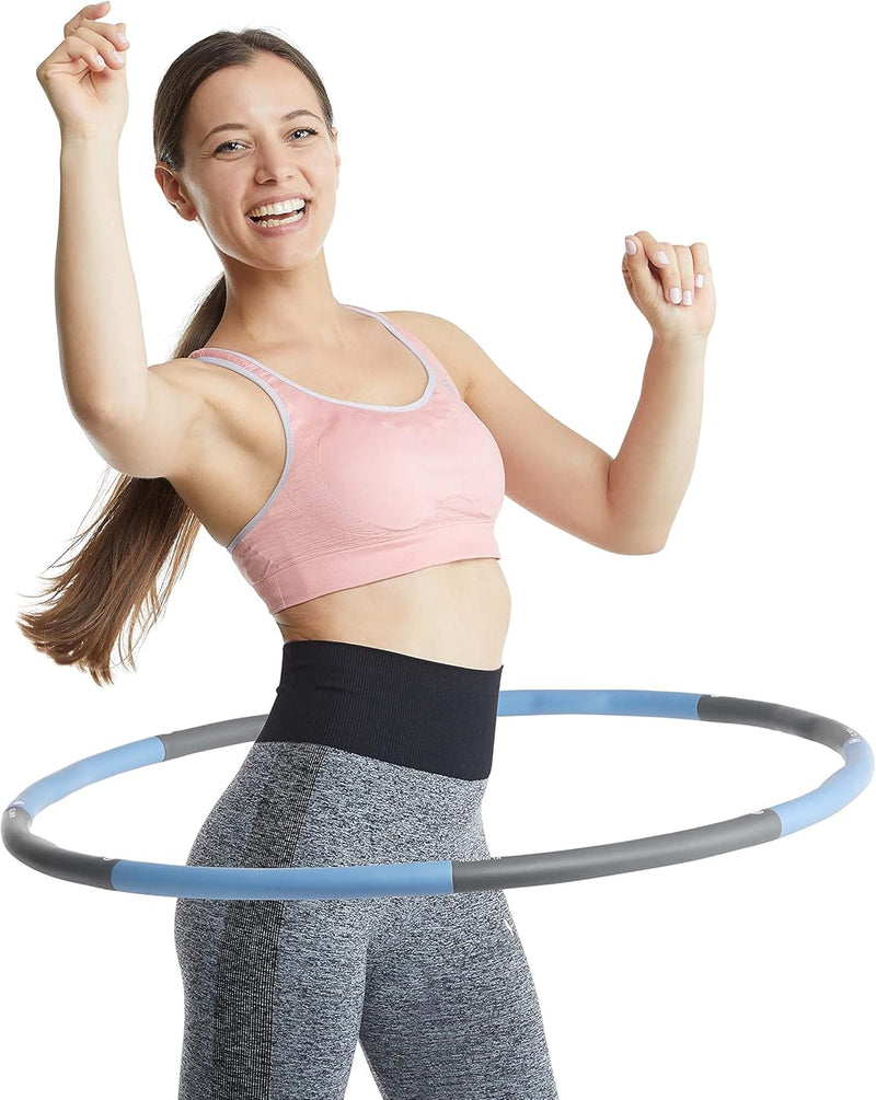 Hochwertiger Klington Hula Hoop Reifen 12kg Ø 1m inkl Tasche & Maßband blau