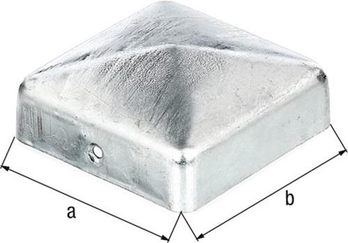 Pfostenkappe 70x70mm eckflache Form TZN GAH 1 Stück