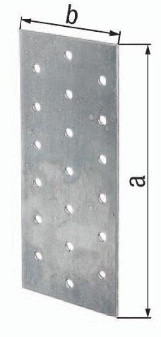 Lochplatte 200x60x2 sdmverzEN 14545:29-2 GAH 1 Stück