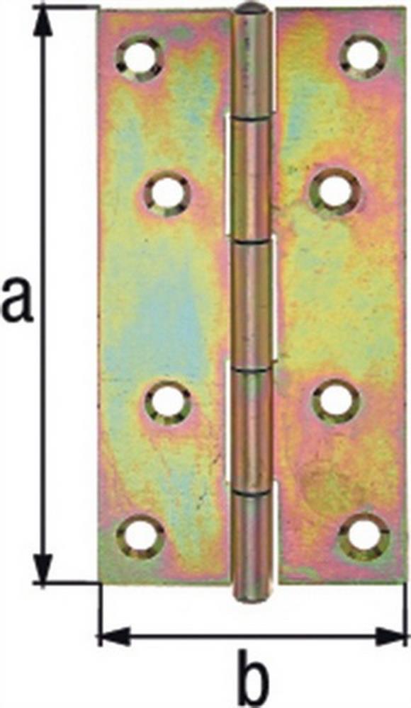 Scharnier 380x26mm VA Ausführung: schmal GAH 1 Stück