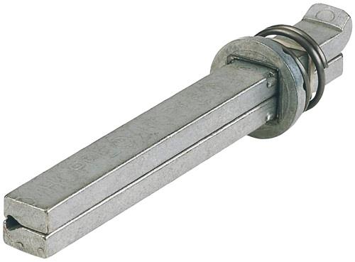 Vierkantstift Profilstift FEI-Spindel Vierkant 10 x 80 mm Eisen verzinkt geteilt HOPPE 5er Set - VPE: 5