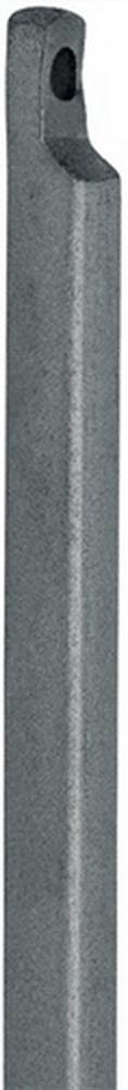 Treibriegelstange 13x1250mm mit Aussparung Stahl gelb chromatiert