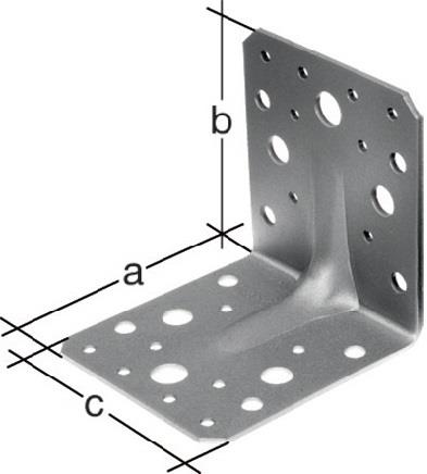 Schwerlastwinkelverbinder 105x105x90mm AnzLöcher4/22 S3mm GAH 1 Stück