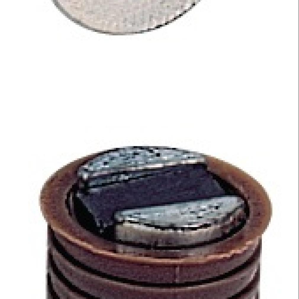 Fangmagnetschnäpper M73/GP9 D136x15mm Kuweiß Stahl chromatiert 50 Stück