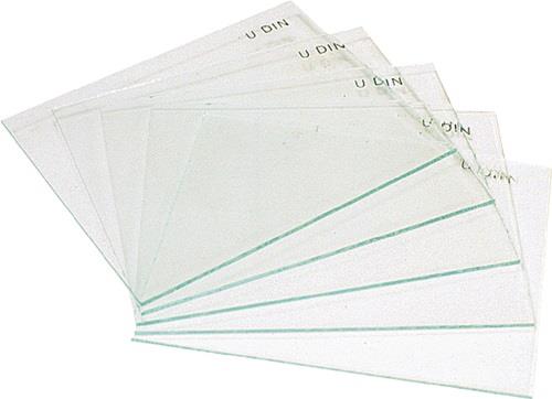 Ersatzgläser Glas farblos für Schweißerschutzschild 10 Stück