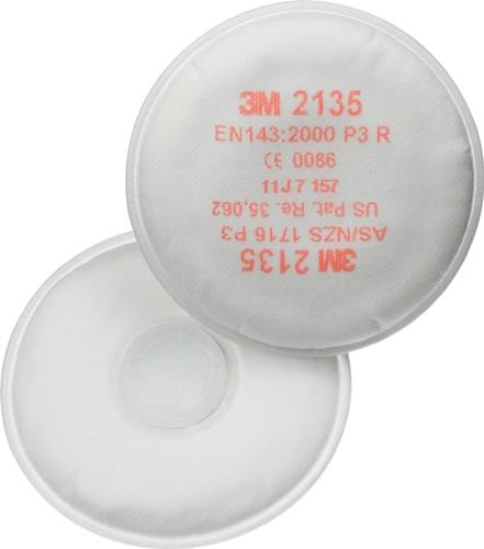 Rundpartikelfilter 2135 EN 1473:2000 P3 f4000370675-680 -690-691 3M 2 Stück