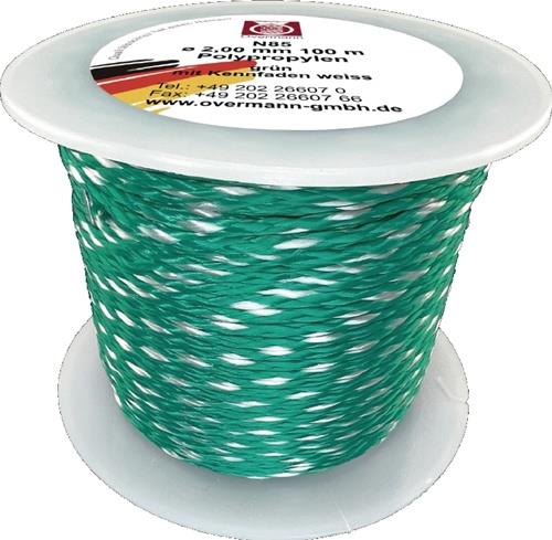 Maurerschnur L50m D12mm 25kg PP grün/weiß 1 Stück