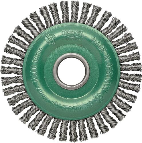 Rundbürste Ø 125 mm Drahtstärke 035 mm VA 6 mm 12000 min-¹ OSBORN