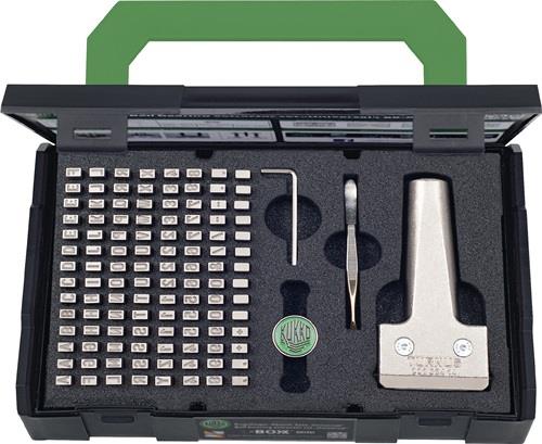 Schlagzahlen-/Schlagbuchstabensatz 333 115-teilig mit Typenhalter 3 mm KUKKO