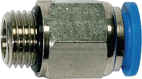 Gerade Steckverschraubung BlSerAG G 1/2 Zoll SW 12mm mO-Ring ua6-KTzyl 1 Stück